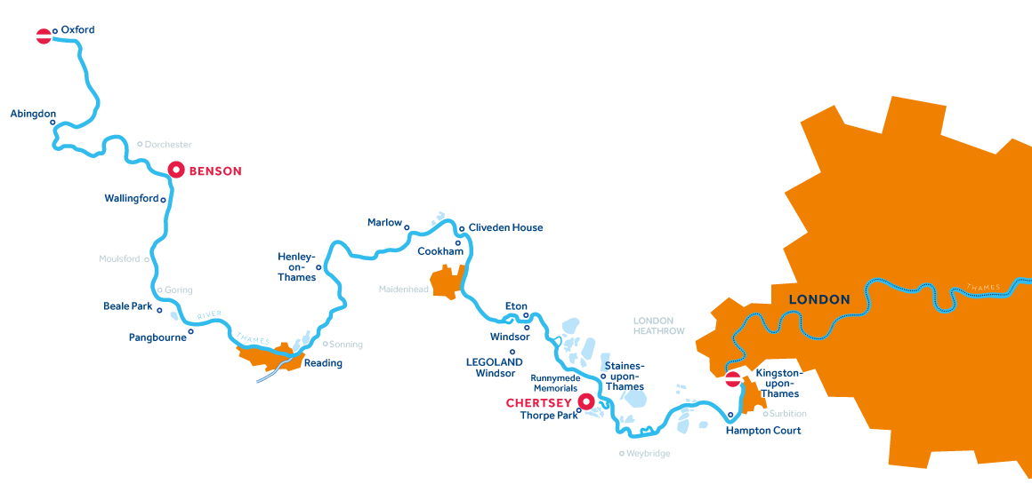 Thames Region map